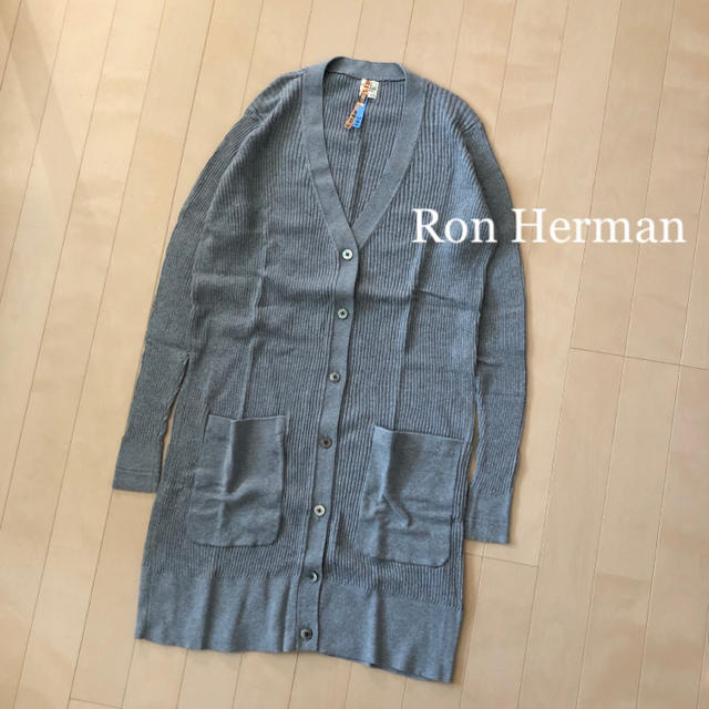 極美品⭐️Ron Herman／ロンハーマン／カシミヤ混 リブニットカーディガン