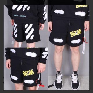 オフホワイト(OFF-WHITE)のoff-white ハーフパンツ ショートパンツ(ショートパンツ)