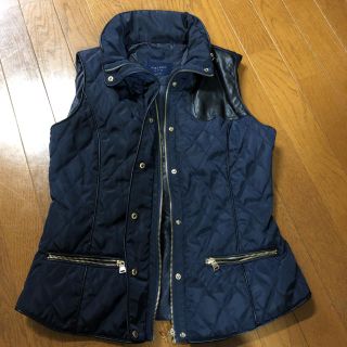 ザラ(ZARA)のZARA ダウンベスト  ネイビー(ダウンベスト)