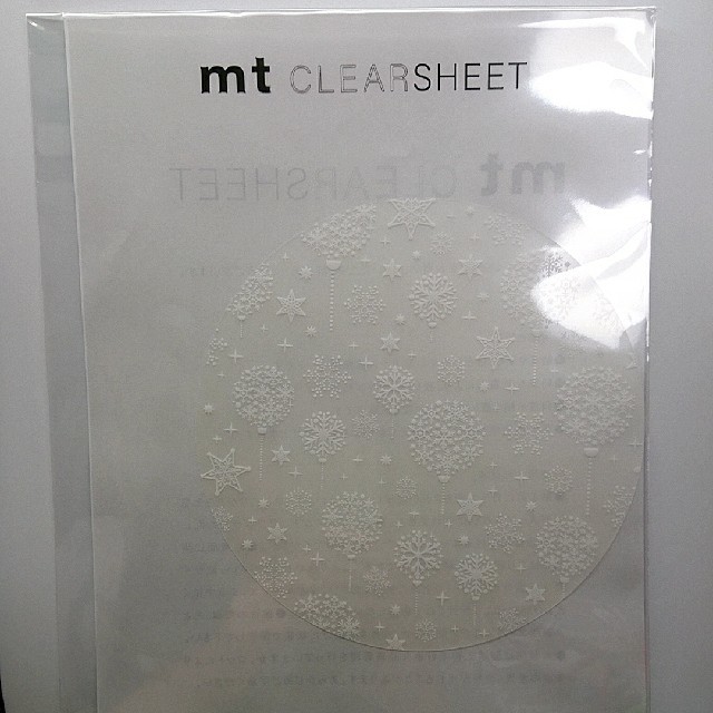 mt(エムティー)のmt CLEAR SHEET 限定クリスマス 3枚セット インテリア/住まい/日用品の文房具(その他)の商品写真