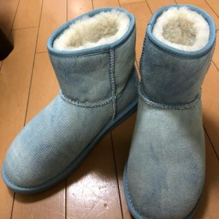 エミュー(EMU)のEMU  新品  デニムムートンブーツ (ブーツ)