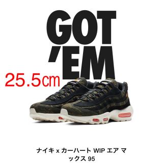 ナイキ(NIKE)のNIKE × CARHARTT WIP AIR MAX 95 (スニーカー)