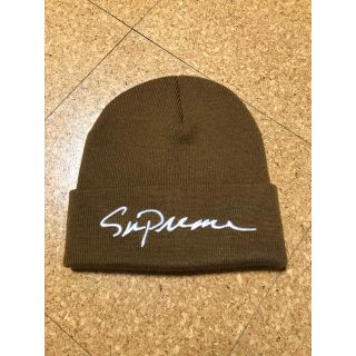 シュプリーム(Supreme)のSupreme ビーニー ブラウン オンライン購入(ニット帽/ビーニー)