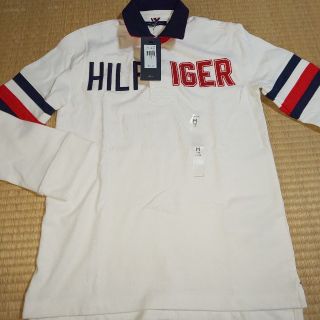 トミーヒルフィガー(TOMMY HILFIGER)の新品★トミーヒルフィガー長袖ポロシャツsize M(8/10)(Tシャツ/カットソー)