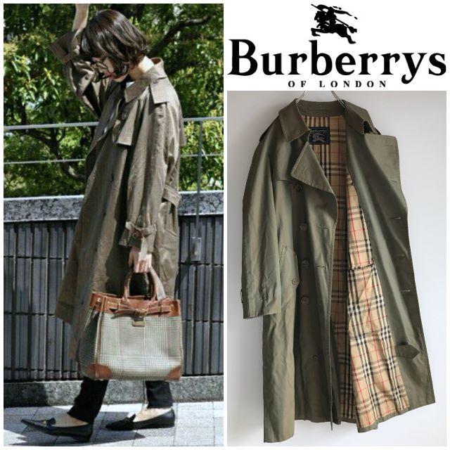 BURBERRY - 70s-80sビンテージ バーバリー コットンギャバ トレンチ ...