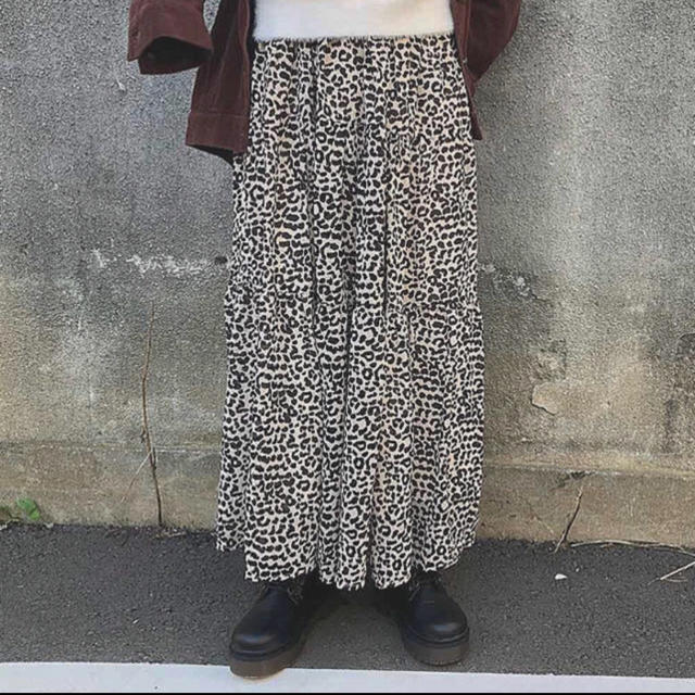 RETRO GIRL(レトロガール)のレオパードスカート レディースのスカート(ロングスカート)の商品写真