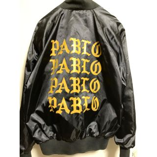 【L】PABRO BLACK STAIN BOMBER(ブルゾン)