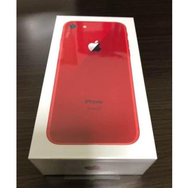 新品未使用 KDDI(au) iPhone8 64GB Red SIMフリー