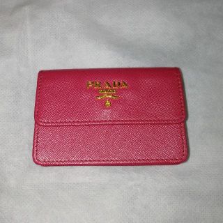 プラダ(PRADA)のPRADA プラダ正規品サフィアーノ カードケース名刺入れ(名刺入れ/定期入れ)