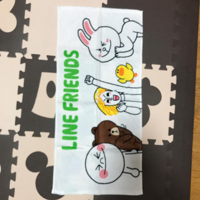 LINE FRIENDSタオル3枚セット エンタメ/ホビーのアニメグッズ(タオル)の商品写真