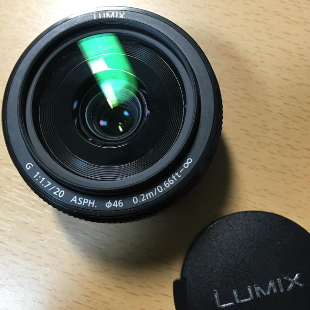 Panasonic(パナソニック)のLumix 20mm f1.7 H-H020A 新型 単焦点レンズ スマホ/家電/カメラのカメラ(レンズ(単焦点))の商品写真