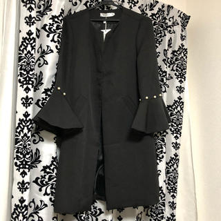 ザラ(ZARA)の新品♦︎パール付きコート(ロングコート)