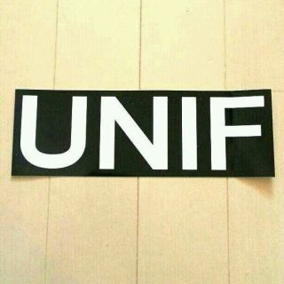 ユニフ(UNIF)の★非売品★UNIF★ステッカー★(その他)