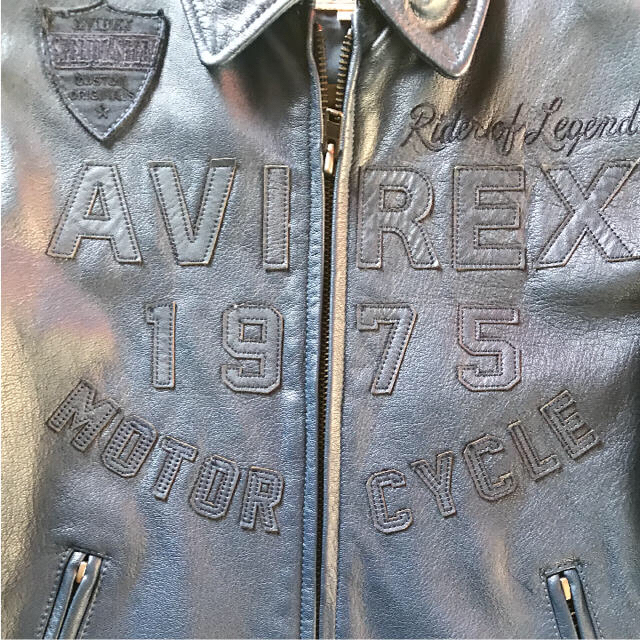 AVIREX(アヴィレックス)のavirexライダースレザージャケット40th メンズのジャケット/アウター(レザージャケット)の商品写真