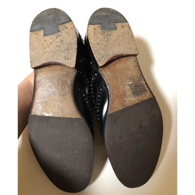 Church's(チャーチ)の12/12まで チャーチ church's バーウッド スタッズ ウイングチップ レディースの靴/シューズ(ローファー/革靴)の商品写真