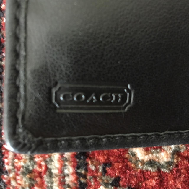 COACH(コーチ)のコーチ COACH 3折財布 黒 レディースのファッション小物(財布)の商品写真