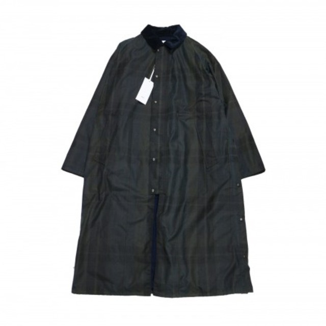 COMOLI - 【ラムジー】Graphpaper Oild Cloth Over Coat