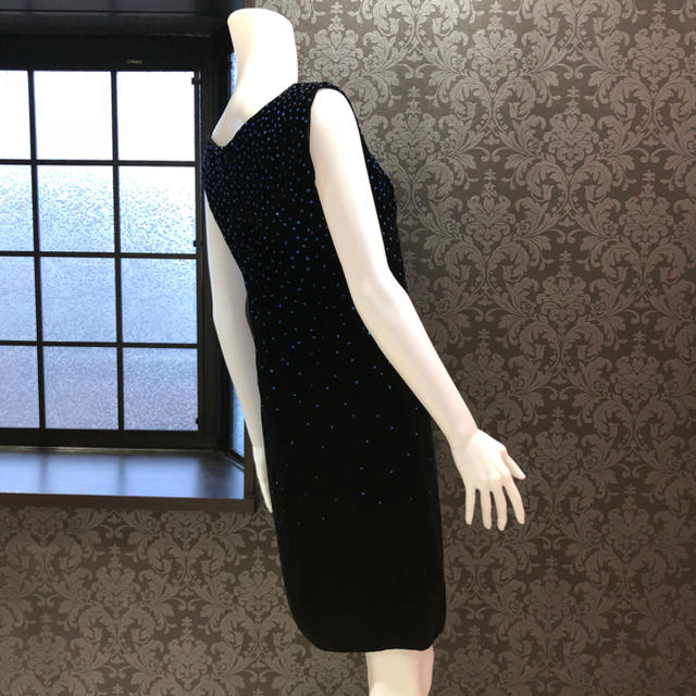 セラヴィ ◆ 日本製 ベロア ドレス タイトワンピース レディースのワンピース(ひざ丈ワンピース)の商品写真