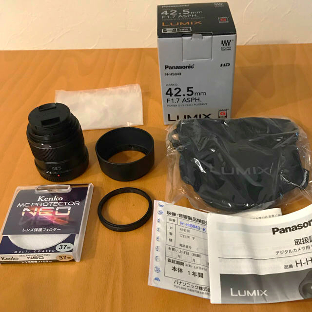Panasonic(パナソニック)のLUMIX G 42.5mm F1.7 ASPH スマホ/家電/カメラのカメラ(レンズ(単焦点))の商品写真