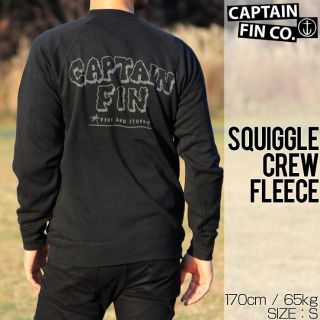 キャプテンフィン SQUIGGLE CREW FLEECE(スウェット)