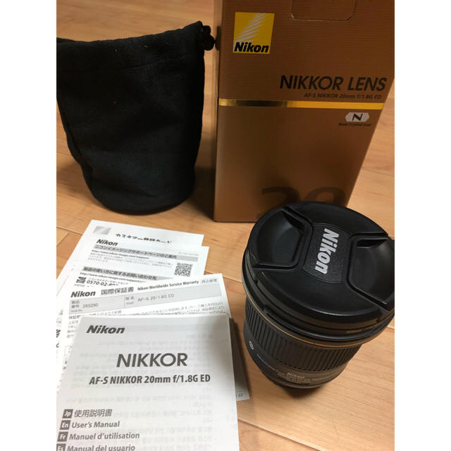 新品、本物、当店在庫だから安心】 Nikon - Nikon AF-S ED f/1.8G 20mm