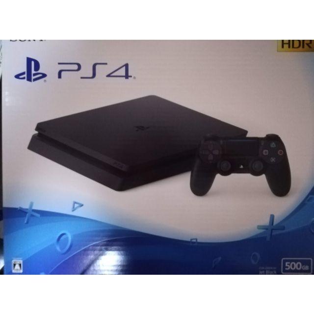 PS4 ジェット・ブラック 500GB 新品 未開封-