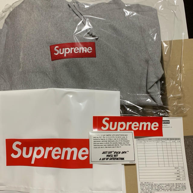 box logo hooded sweatshirt 16aw