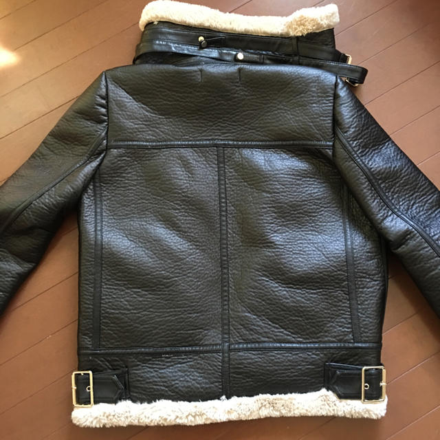 ZARA - ザラ ムートンジャケット ムートンコート レザー ZARA - ザラ ムートンジャケット ムートンコート レザー