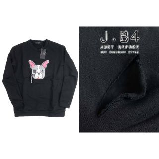 バーニーズニューヨーク(BARNEYS NEW YORK)の超美品 J.84 JUST BEFORE ロゴ スウェットシャツ (スウェット)