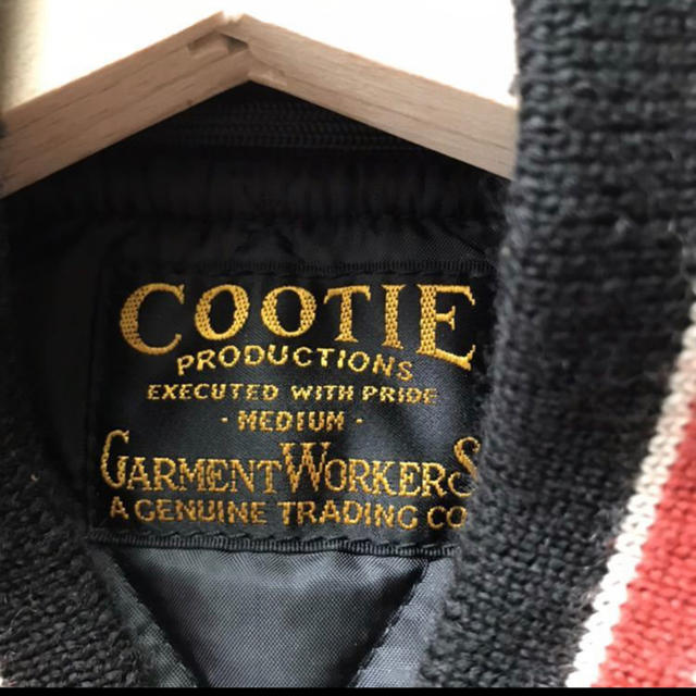 COOTIE(クーティー)のCOOTIE/1st. PLACE JACKET（ブラック/ラスト）  Kj着  メンズのジャケット/アウター(スタジャン)の商品写真