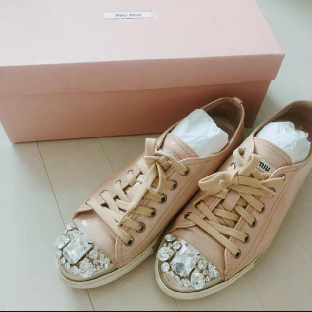 miumiuビジュースニーカー美品♡