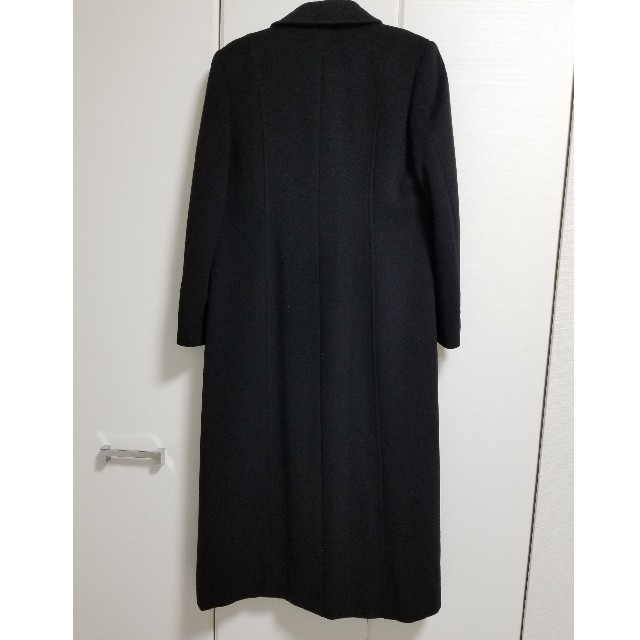 【美品】定価19万円　カシミヤ100%ロングコート　ブラック　34 1