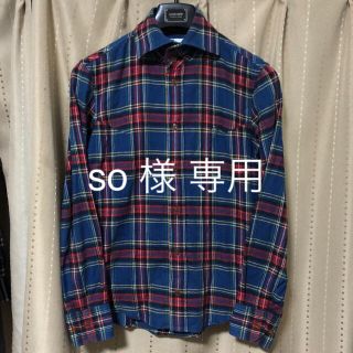 ヴィヴィアンウエストウッド(Vivienne Westwood)のVivienne Westwood MAN 長袖チェックシャツ(シャツ)