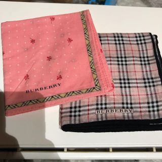 バーバリー(BURBERRY)のバーバリー！ハンカチ2枚セット！(ハンカチ)