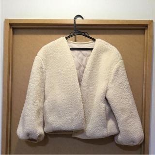 ドットアンドストライプスチャイルドウーマン(Dot&Stripes CHILDWOMAN)の【値下げしました】ドットアンドストライプス  ボアブルゾン(ブルゾン)