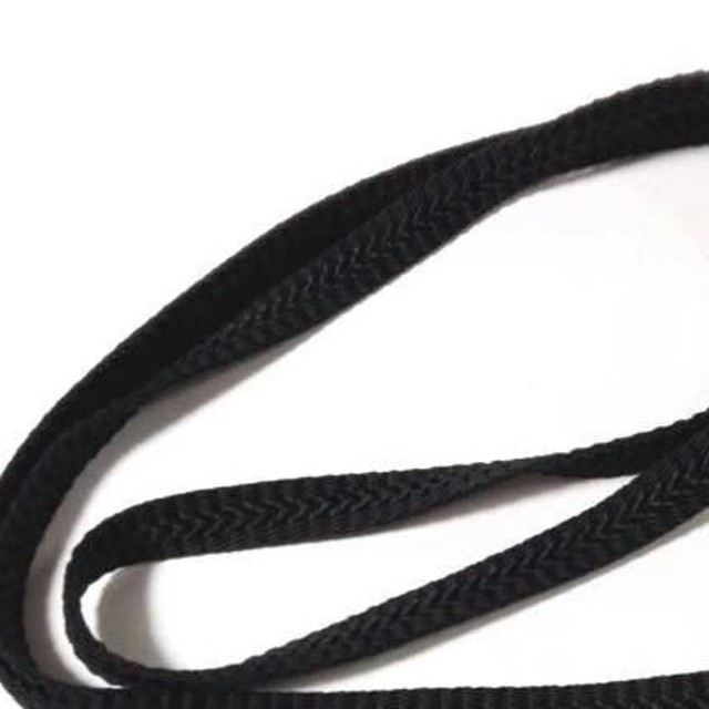 西陣(ニシジン)の黒 帯締め 帯締 帯〆 喪服 喪 和服 和装小物 和装 平組 平打ち 平紐 紐 レディースの水着/浴衣(帯)の商品写真