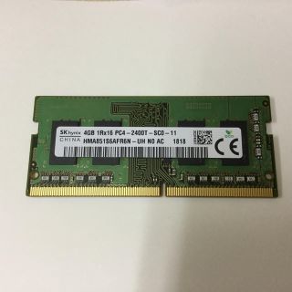 DDR4 4GB メモリ ノートPC(PCパーツ)