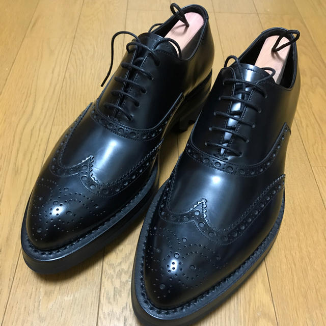 良好品】 PRADA - プラダ シャークソール 13aw Prada ドレス/ビジネス ...