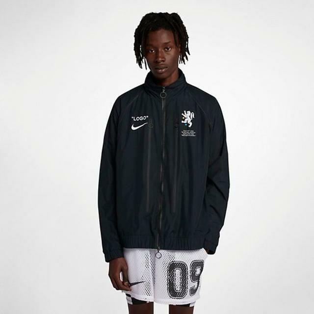 Off-White - S OFF-WHITE × NIKE track jacket オフホワイトの Off-White - S OFF-WHITE × NIKE track jacket オフホワイトの