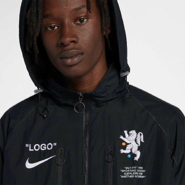 Off-White - S OFF-WHITE × NIKE track jacket オフホワイトの Off-White - S OFF-WHITE × NIKE track jacket オフホワイトの