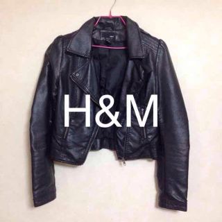 エイチアンドエム(H&M)のH&M レザー ライダース(ライダースジャケット)