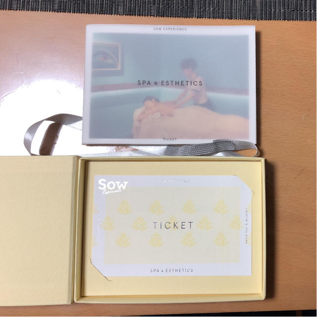 SOW EXPERIENCE 個室スパ エステ チケット チケットの優待券/割引券(その他)の商品写真