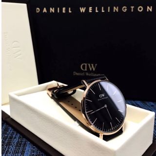 ダニエルウェリントン(Daniel Wellington)のダニエルウェリントン 黒40mm 新品(腕時計(アナログ))