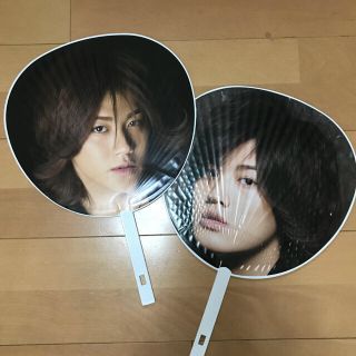 カトゥーン(KAT-TUN)のKAT-TUN うちわ バッグ 赤西 仁 団扇 内輪 Jips まとめ グッズ(男性アイドル)