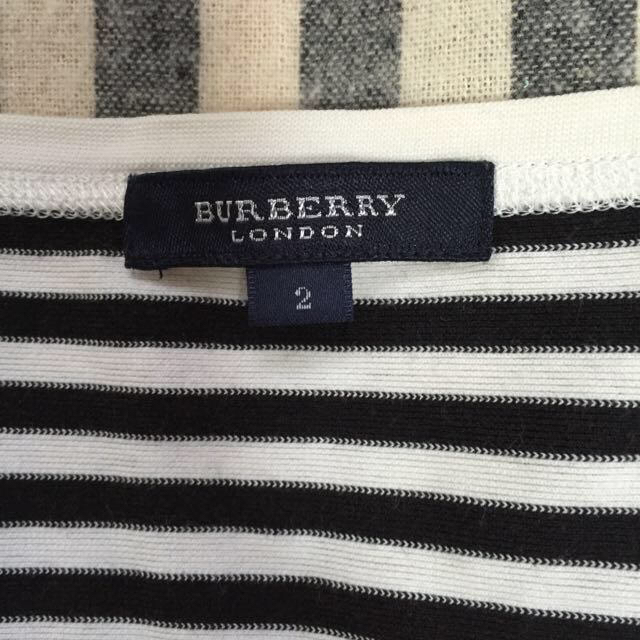 BURBERRY(バーバリー)のバーバリー ボーダーTシャツ レディースのトップス(Tシャツ(長袖/七分))の商品写真