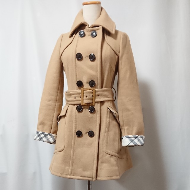 BURBERRY BLUE LABEL(バーバリーブルーレーベル)のバーバリーブルーレーベル ピーコート レディースのジャケット/アウター(ピーコート)の商品写真