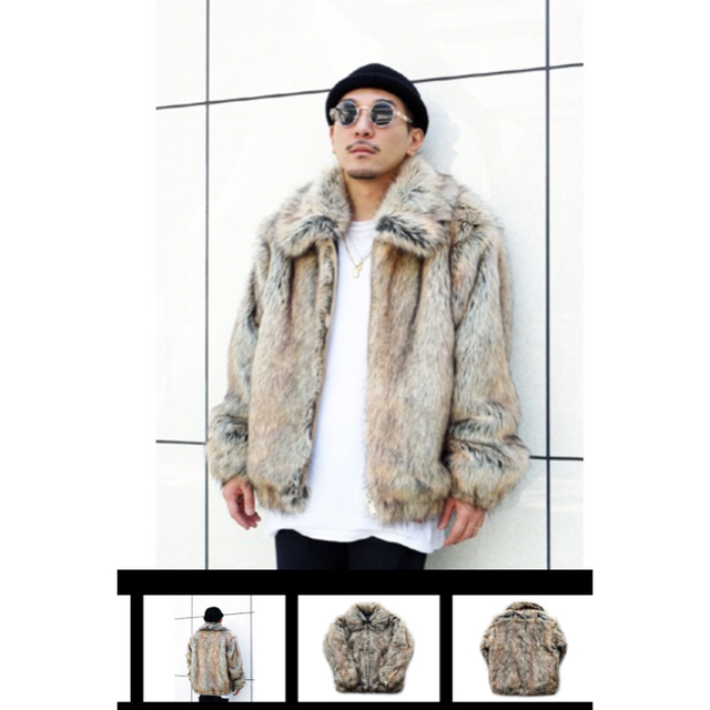 absolute FAUX FUR JACKETの通販 by zes's shop｜ラクマ