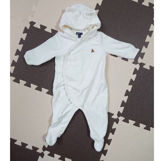 ベビーギャップ(babyGAP)の美品 baby GAPベビーギャップ 足つきカバーオール  ロンパース60(カバーオール)