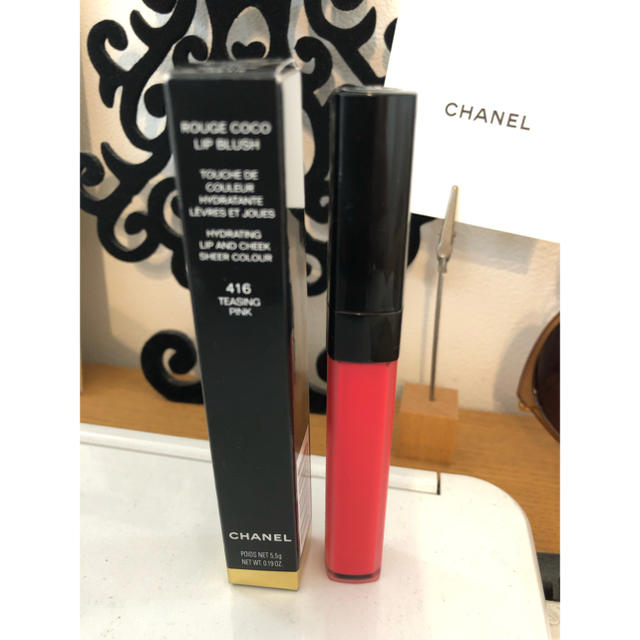 CHANEL(シャネル)のCHANEL シャネル☆ルージュココ☆リップブラッシュ  416☆リップ＆チーク コスメ/美容のベースメイク/化粧品(口紅)の商品写真