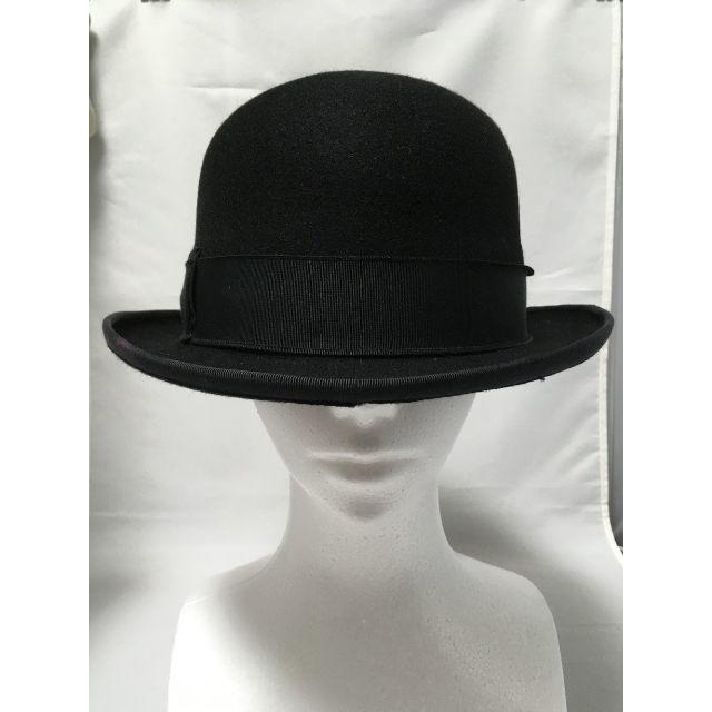 □未使用品《Fuji Hat/フジハット》ダービーハット 黒 Ｌ□